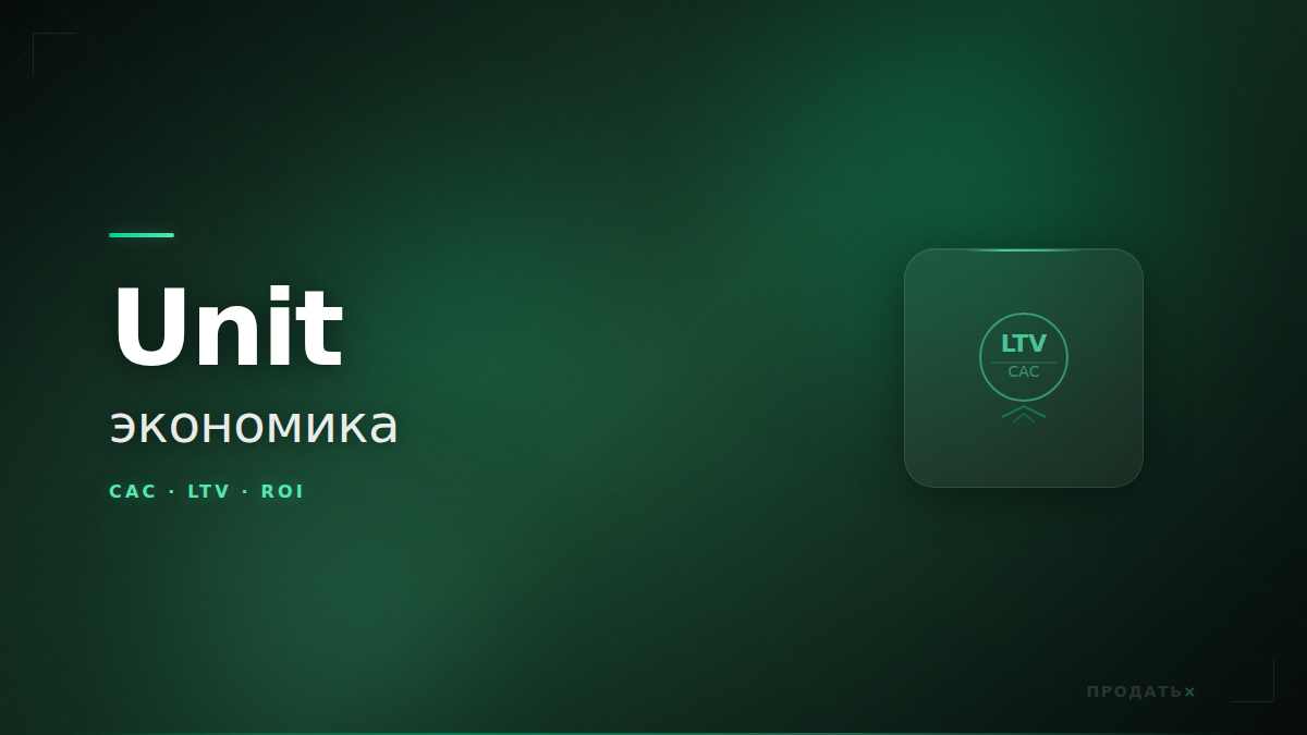 Unit-экономика отдела продаж